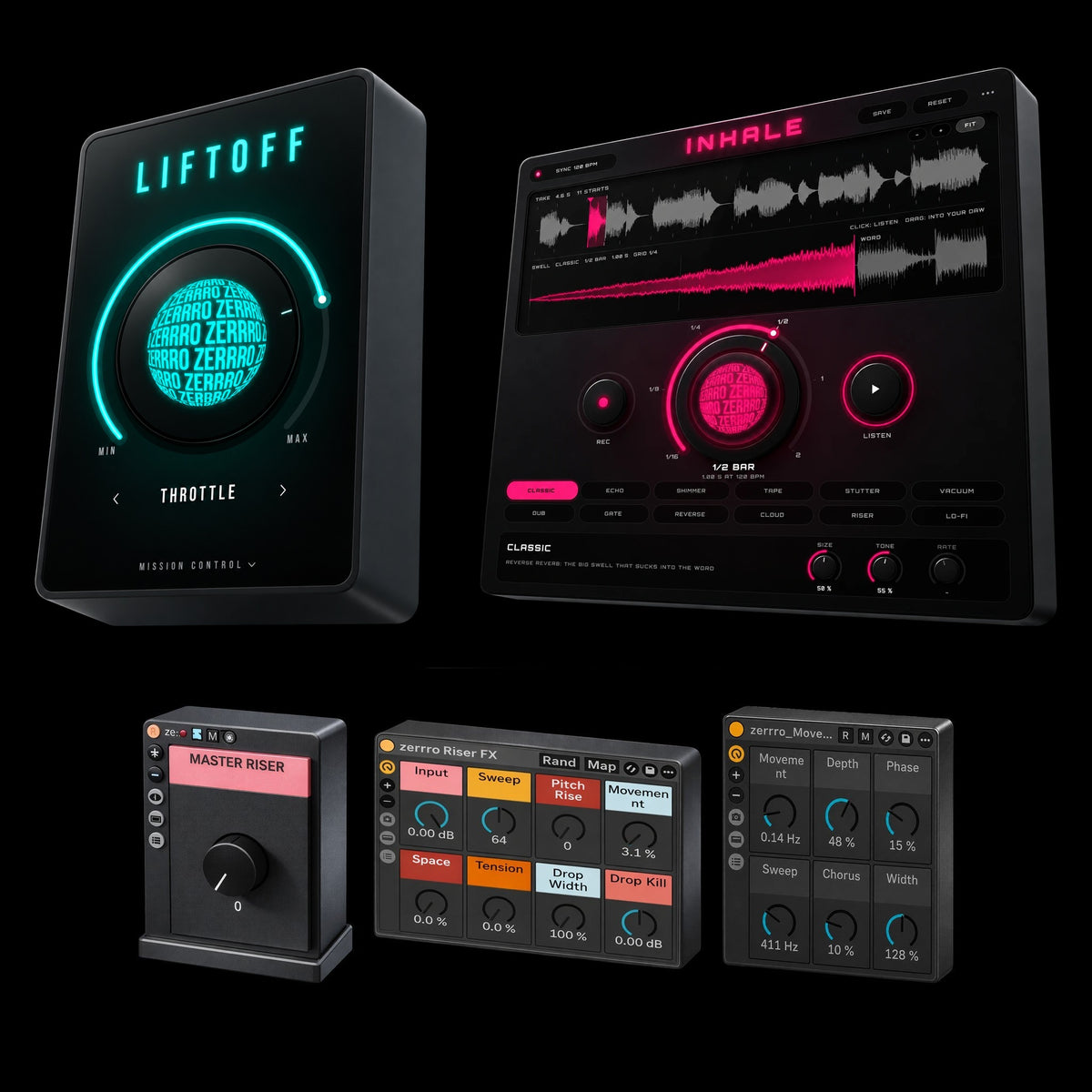 BUILD-UP Bundle – LIFTOFF, INHALE and three riser racks