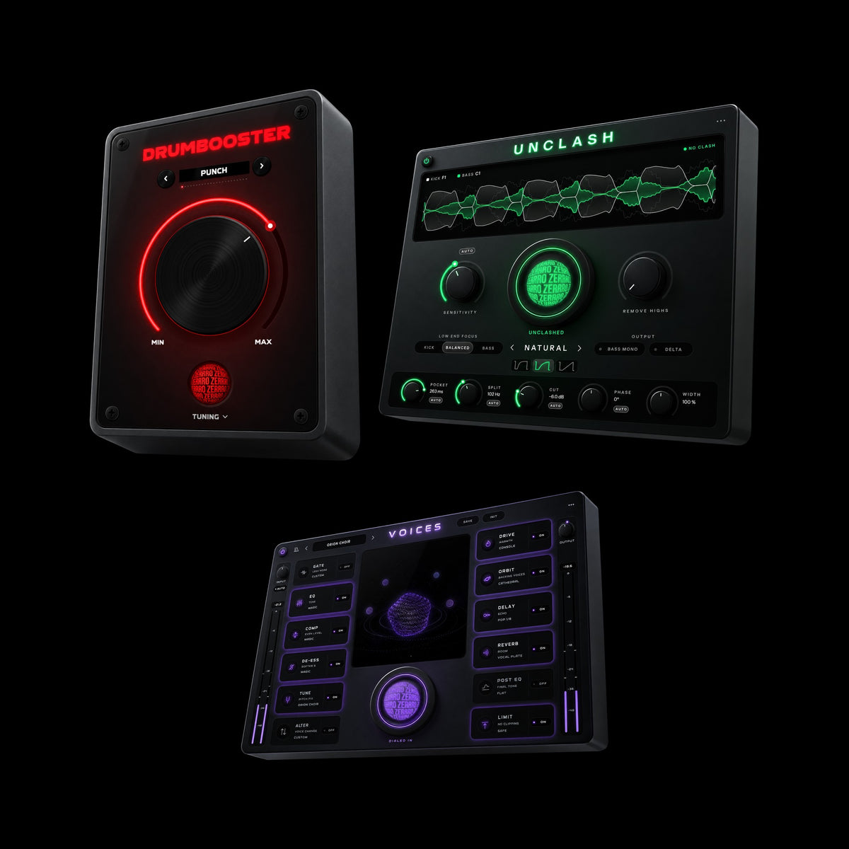 MIX Bundle – DRUMBOOSTER, UNCLASH and VOICES