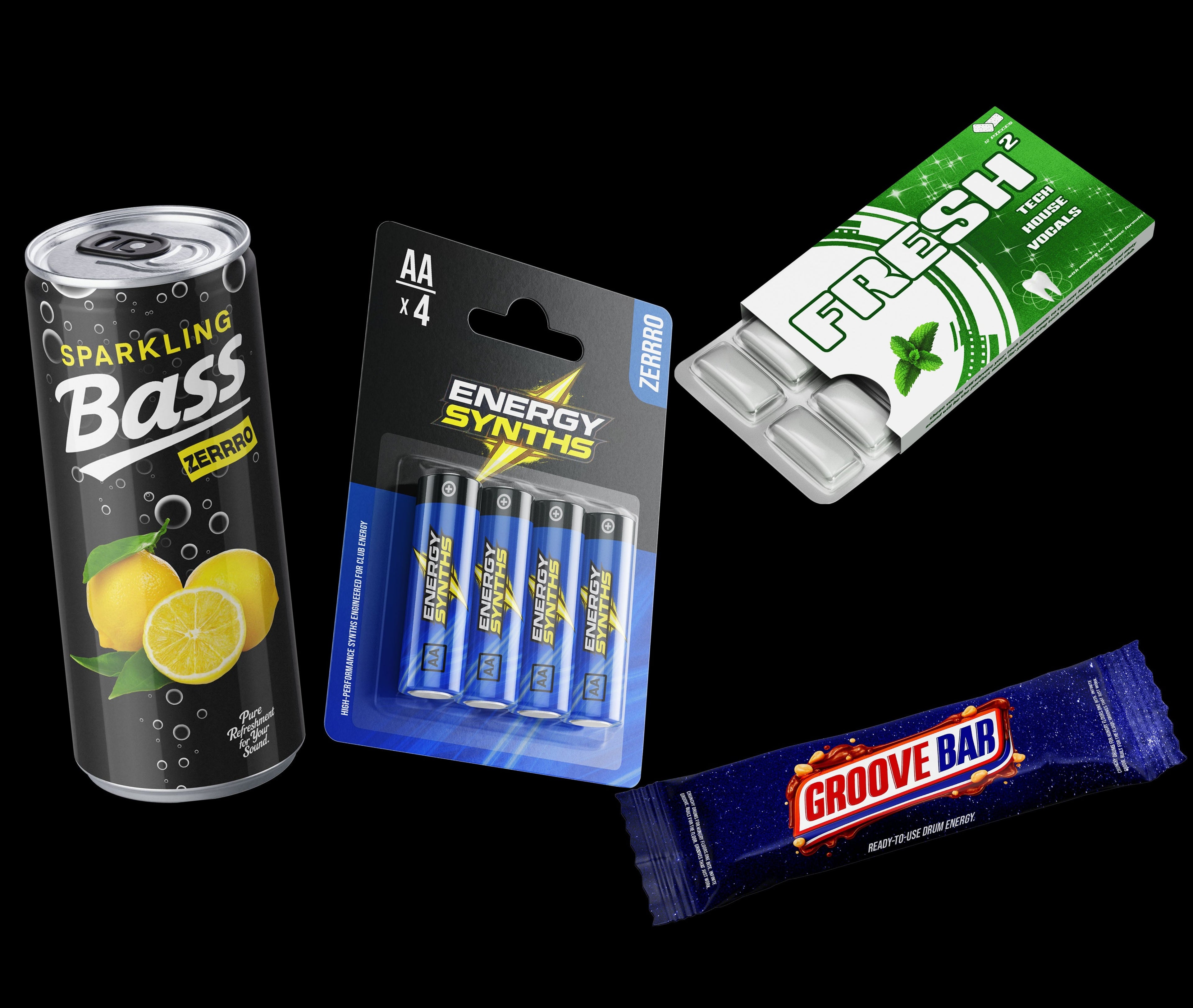 Tech House Starter Bundle: Sparkling Bass, Energy Synths, FRESH 2 and Groove Bar cover artwork