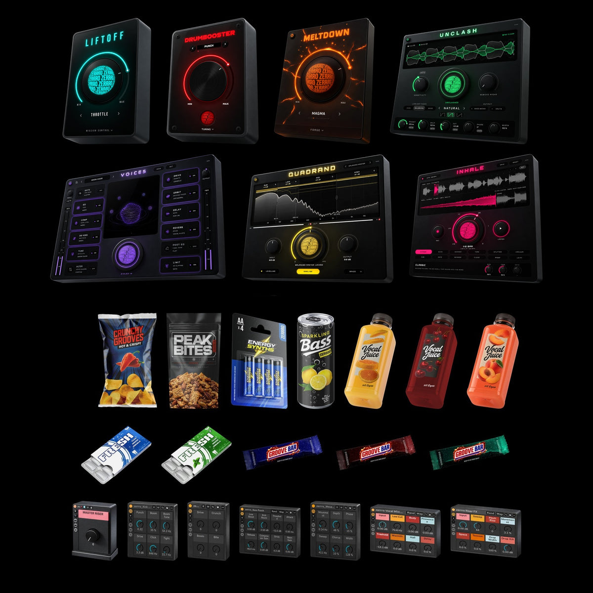 ULTIMATE SOUND Bundle – all 7 zerrro plugins, every sample pack and all Ableton racks