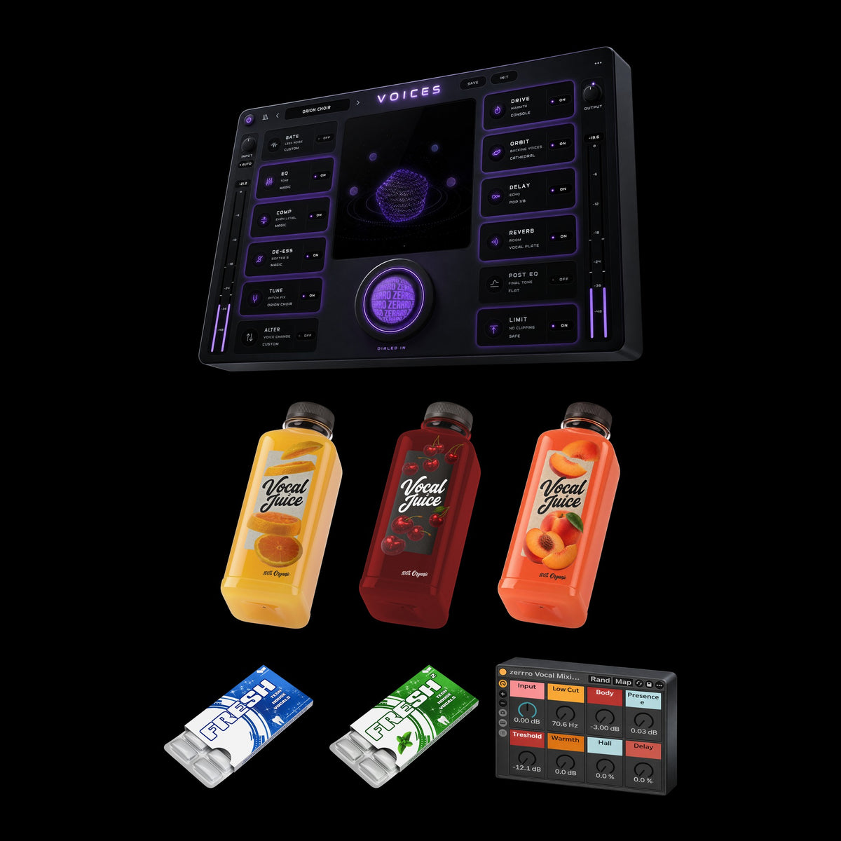 VOCAL PRO Bundle – VOICES plugin, all vocal packs and the Vocal Mixing Chain