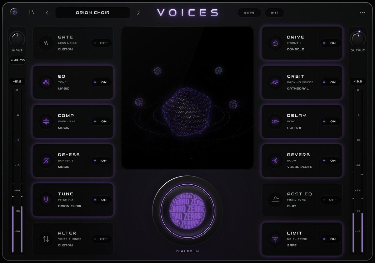 VOICES plugin interface